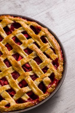 Çilekli pasta tatlı