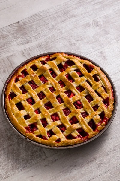 Erdbeerkuchen-Dessert — Stockfoto