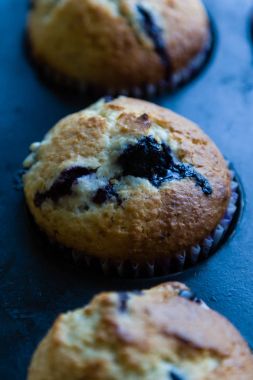 taze böğürtlenli kek