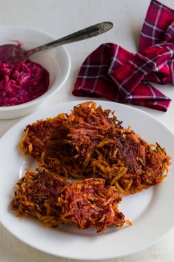 pancar ve patates rosti