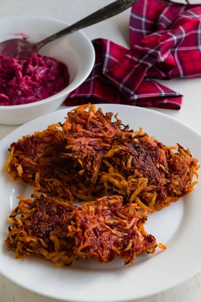 pancar ve patates rosti