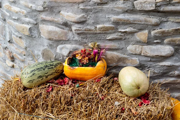 Buiten herfst decoratie — Stockfoto
