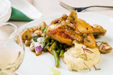 sebze ile bıldırcın