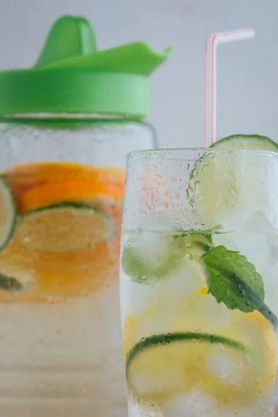 Fresh fruit lemonade — Stock Photo, Image