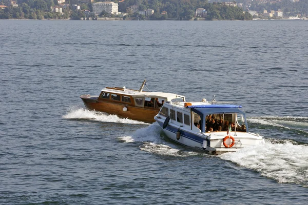 Lago Maggiore, Italië - speedboten — Stockfoto