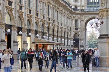 Milan, İtalya - Galeri Vittorio Emanuele II