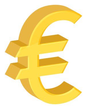 Euro para birimi simgesi simgesi