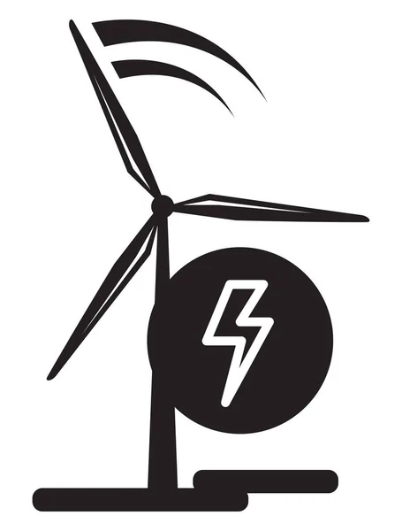 Windenergie-Ikone — Stockvektor