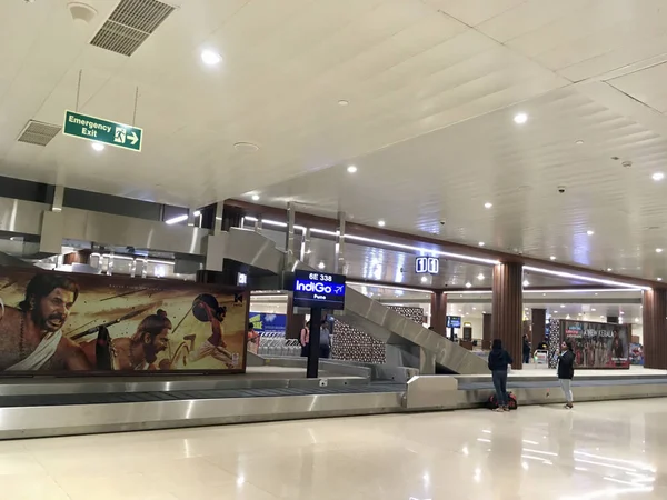 Baggage belt bay in Domestic Arrival Hall at Cochin Internationa — Stock Photo, Image