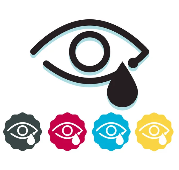 Eye Ερεθιστικό Εικονίδιο Αρχείο Eps — Διανυσματικό Αρχείο