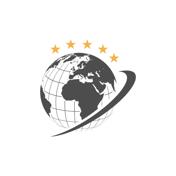 Pięć gwiazdek jakości światowej klasy ikona logo wektor ilustracje ep — Wektor stockowy