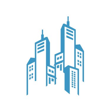 Yeni renkli gerçeklik ufuk çizgisi logo tasarım vektörü grafiği 