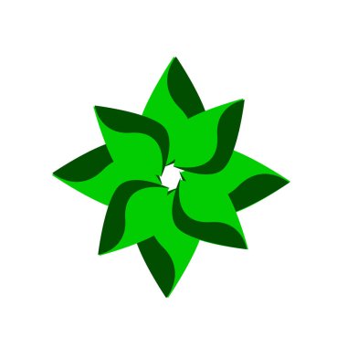 rou ile güzel renkli çember çiçek logo vektör çizimleri