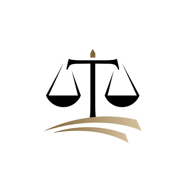 Skalor av rättsliga logotyp design vektor för lag lirm lag Office och — Stock vektor