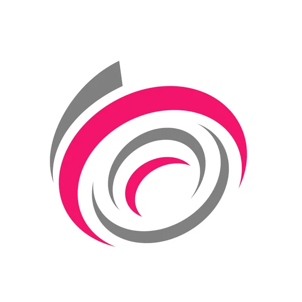 Abstrato moderno círculo vórtice logotipo design vetor elemento gráfico —  Vetores de Stock