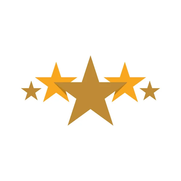 5 дизайн логотипа пять звезд. премиум хороший вектор символа ставки. excell — стоковый вектор