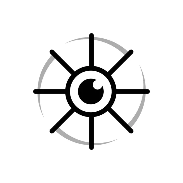 Logotipo de Drone de ojos voladores. Icono de la cámara aérea Diseño gráfico Logo I — Vector de stock