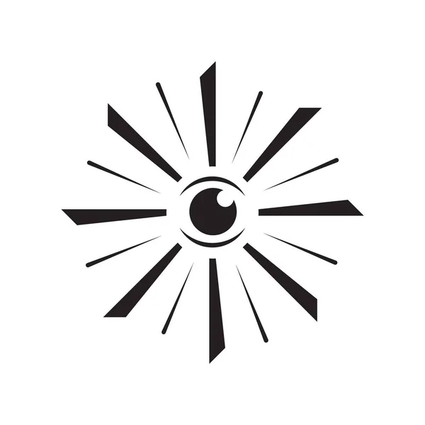 Logotipo de Drone de ojos voladores. Icono de la cámara aérea Diseño gráfico Logo I — Vector de stock