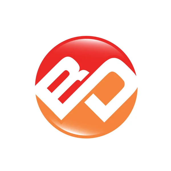 Buchstaben bd Logo Initial b & d kombinieren grafisches Konzept Vecto-Symbol — Stockvektor