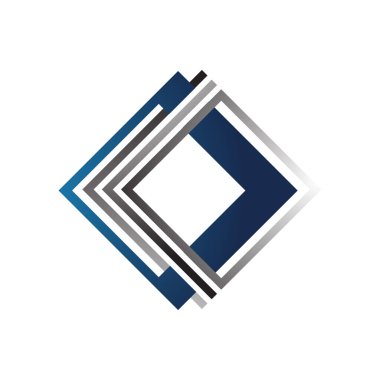 K harfi logo kavramı üst üste çizgi ögesi simgesi ve şablonu