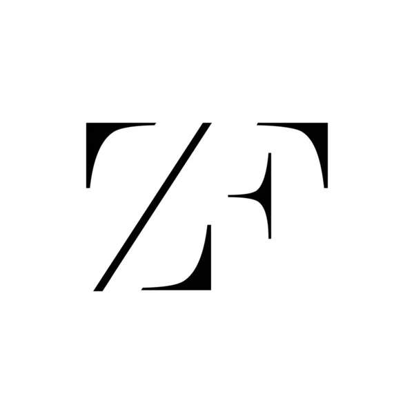 Grande Combinaison Lettre Initiale Logo Design Vecteur — Image vectorielle