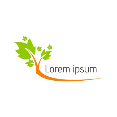 Üzümlü yeşil yaprak. Meyve logosu şablonu vektör resimleme tasarımı.