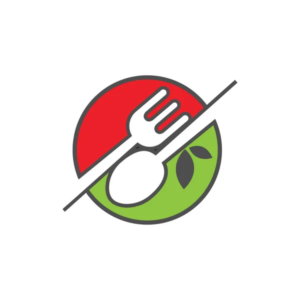 Mbolo Cone Comida Gráfica Para Cozinhar Negócio Ilustração Logotipo Vetor — Vetor de Stock