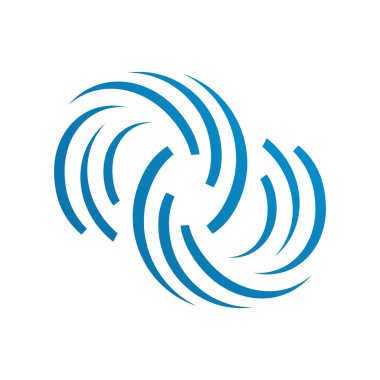 Su logosu tasarım vektör sembolü su dalgası logo tasarım vektör sembolü ve simge illüstrasyonu