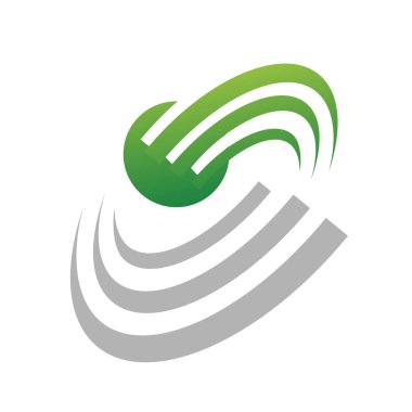 Modern stil soyut girdap logo tasarımı girdap dairesi grafik elementi