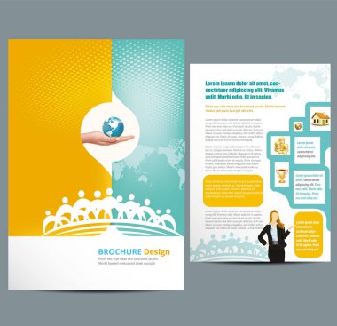 İş broşürü şürü şablonu