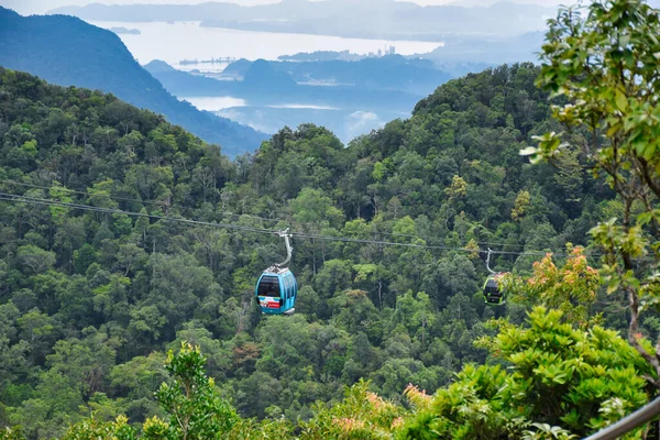 랑카위 Langkawi 말레이시아 2019 랑카위 케이블카 Langkawi Skycab 랑카위의 관광지중 — 스톡 사진