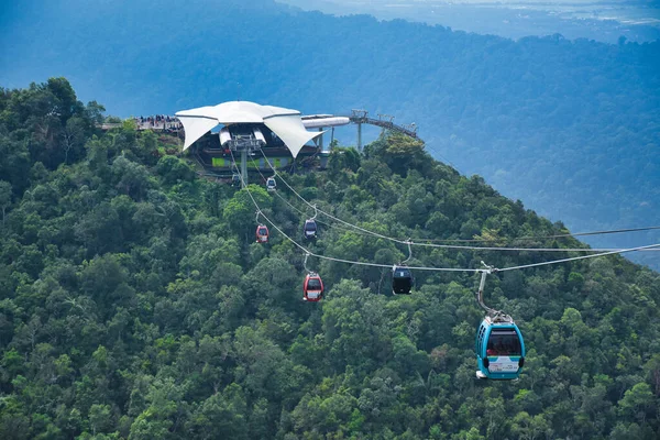 랑카위 Langkawi 말레이시아 2019 랑카위 케이블카 Langkawi Skycab 랑카위의 관광지중 — 스톡 사진