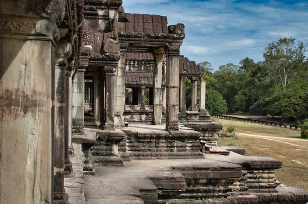 Angkor Wat, Siem Reap Kamboçya 'da bir Hindu tapınağı kompleksi. — Stok fotoğraf