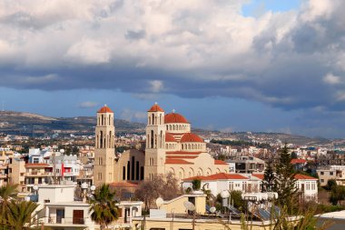 Kıbrıs'ta Pafos kasabasında Agioi Anargyroi Kilisesi