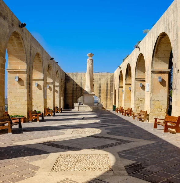 Valetta Malta Arches Upper Barrakka Gardens — Stock Photo, Image