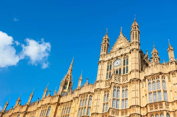Arkitektoniska Detaljer Palace Westminster London Säte För Brittisk Politik Och — Stockfoto