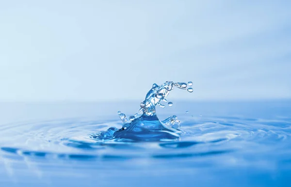 Water Splash Surface Water Text Space — Stock Photo, Image
