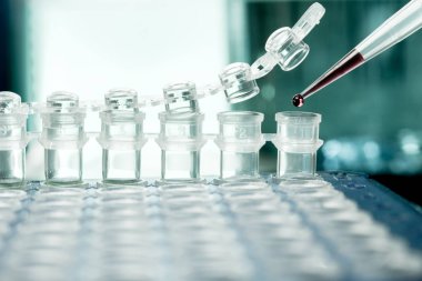 portre üzerinde dna amplifikasyon için plastik tüpler 
