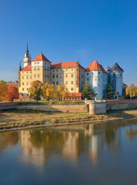 Hartenfels castle in Torgau, a town on the banks of the Elbe in northwestern Saxony, Germany