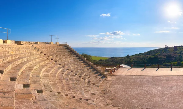 Piccolo Anfiteatro Greco Nel Sito Archeologico Paphos Cipro — Foto Stock