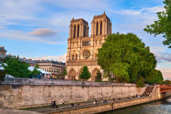 Paris France May 2017 Notre Dame Cathedral One Top Attractions — Stock Photo, Image