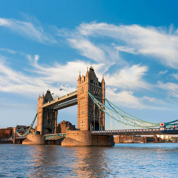 Tower Bridge Londres Por Tarde — Foto de Stock