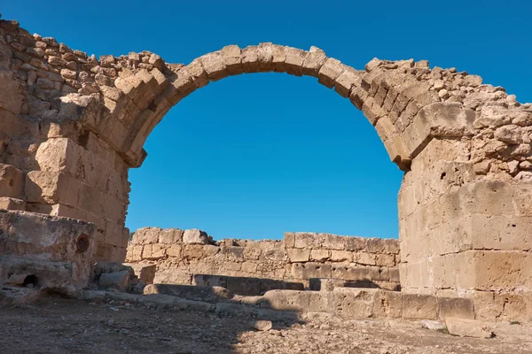 Ancient Roman Arches Paphos Archaeological Park Kato Pafos Cyprus — 스톡 사진