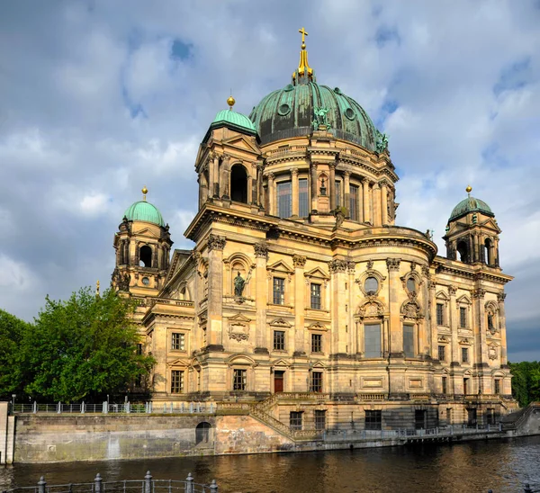 Cattedrale Berlino Berliner Dom Sul Fiume Sprea — Foto Stock