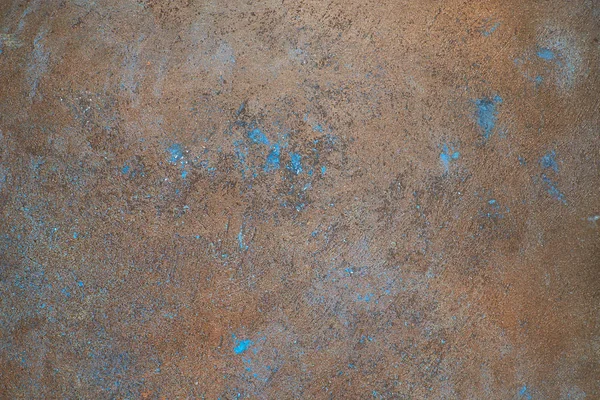 Grunge Oxidado Marrón Azul Textura Fondo — Foto de Stock