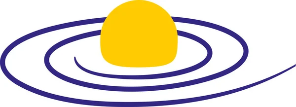 Яйце представлене на тарілці — стоковий вектор