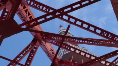 Tokyo, Japonya - Eylül 2016: Gece Tokyo Tower görüntülenme hızını ışık. Güzel mimari yapısı dünya landmark Asya