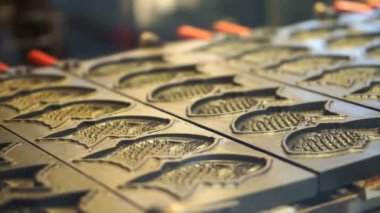 Taiyaki, Japon geleneksel tatlı. Çipura balık şekil dolgusunu kırmızı fasulye ya da diğer şeyler ile gözleme