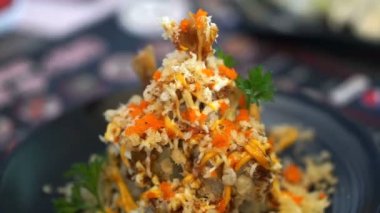 Volkan tempura maki, Japon Amerikan füzyon suşi stili