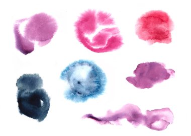 Arka plan beyaz daireler suluboya oracıkta izole